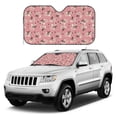 thumbnail image 4 of Bingfone Rose Flowers Car Windshield Sunshade,Sun Foldable Sun Shield Sun Visor for Car - Small, 4 of 8