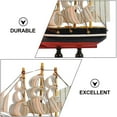 thumbnail image 4 of Eeristq Model Ship Wooden Ship Models Sailboat Decor Yacht Model Wooden Model Ship Nautical Home Desktop Nautical Decoration Crafts 12cm, 4 of 10