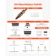 thumbnail image 4 of Kit de herramientas rotativas VEVOR de 84 piezas, miniherramienta rotativa eléctrica de 200 W con cable, 6 velocidades (8000-40000 RPM), herramientas multiusos para grabar, lijar, pulir, tallar, 4 of 9