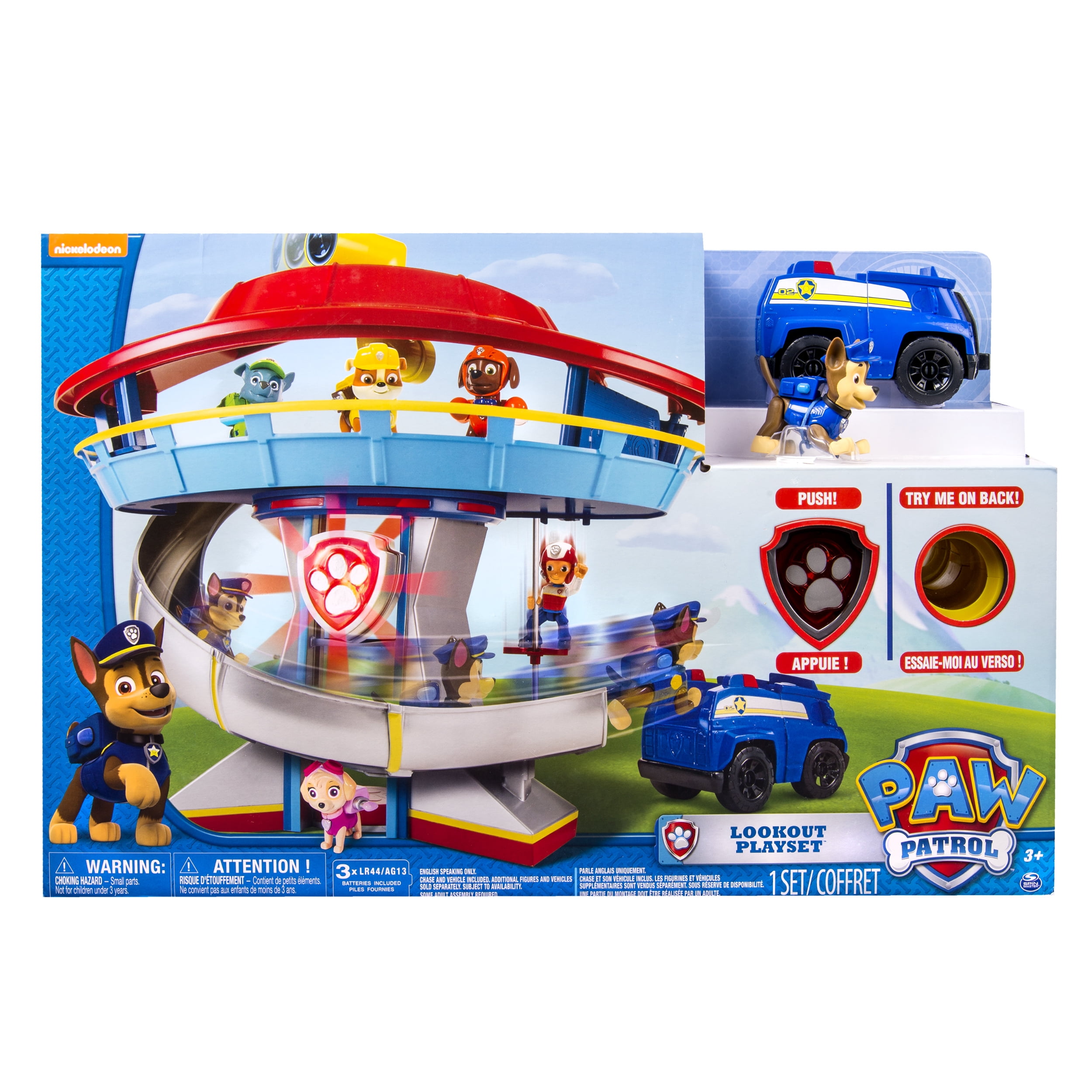 paw patrol playset walmart