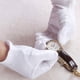 thumbnail image 5 of Guantes de trabajo Guantes Guantes de trabajo de gestión de inconfundible, Guantes suaves cómodos 12 pares de espesar estilo Cola Guantes de trabajo de algodón blanco, 5 of 8