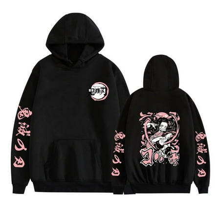 THNCLZX Unisex Anime Cosplay RengokuTanjiro Hoodie Nezuko 3D PrintedCasual Fashion Hooded SweatshirtPullover