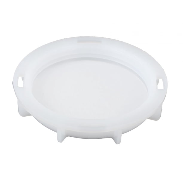 Repuestos para tapas de contenedores IBC, resistentes, a prueba de fugas y eficientes. Accesorios para tanques IBC. 62 mm fino blanco.