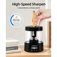 thumbnail image 5 of Zmol Electric Pencil Sharpener, Small Battery Operated Pencil Sharpeners, Classroom/Home, Black, 5 of 9