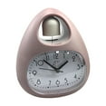 thumbnail image 5 of Desk Clock Egg Shaped with Nightlight Desktop Sculpture Silent Vintage Simple Wake Bells for Home Decoration Office Bed Kids PInk, 5 of 9