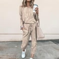 thumbnail image 2 of LYXSSBYX Sweatsuits 2pcs Sets Womens Hot Sale Clearance Women Two-Piece Sets Casual Home Sleepwear Tie-dye Long Sleeves Pants Tracksuit, 2 of 9