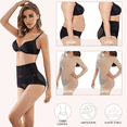 thumbnail image 3 of SIMIYA Tummy Control Shapewear for Women Basic Every-Day Shaping Panties High Waisted Shapewear Panty Firm Control Soft&Comfy Body Shaper for Women,Black,M., 3 of 6