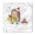 thumbnail image 1 of Hedgehog Bandana, Cartoon Bird and Tree, Unisex Head and Neck Tie, by Ambesonne, 1 of 2