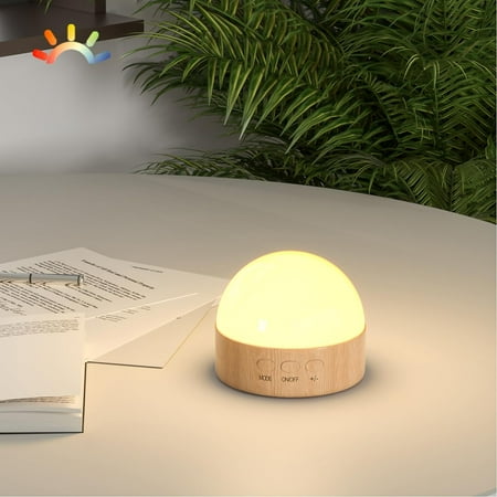 Portable Led Night Lamp For Kids And Adult (With Rgb Mode), Bedside Dimmable Warm Night Light With Texture, Soft Eye Caring Night Light For Kids Breastfeeding And Sleep Aid, 1Pcs