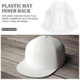 thumbnail image 3 of Supvox 10Pcs Clear Plastic Bucket Cap Shaper Hat Rack with Solid Lightweight Design for Home, 3 of 8