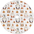 thumbnail image 1 of FMSHPON Halloween Pumpkins Ghost Gnomes Christmas Xmas Xmas Christmas Tree Skirt Stand Mat for Holiday Party Decoration Indoor Outdoor 48 inches, 1 of 6