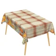 thumbnail image 5 of Duangreer Rectangle Tablecloth, Retro Pumpkin Star Pattern, Washable Table Cover with Waterproof Wrinkle Resistant for Restaurant Picnic Indoor Outdoor, 60 x 84 Inch, 5 of 6