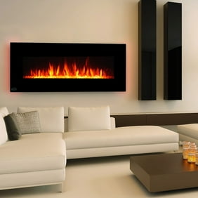 Oslamp Electric Wall Mount Fireplace Heater 50 Inch Wall Hanging