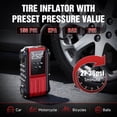 thumbnail image 4 of Lolseas Car Jump Starter with Air Compressor, 4500A Car Battery Jump Starter for 9.0L Gasoline/8.0L Diesel Engines, 150PSI PortableTire Inflator, Power Bank, 4 of 12