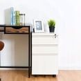 thumbnail image 3 of TygerClaw 3-Drawer Wheeled Mobile File Cabinet with Lock, 3 of 4