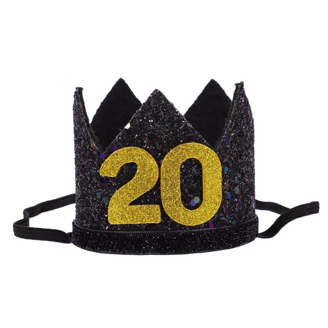 Weiweiguan 1PC Birthday Party Hat Party Decorative Tiara Crown Eye-Catching Hat Crown