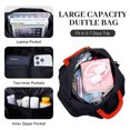 thumbnail image 5 of URSOFINE Travel Duffle Bag, Large Capacity Expandable Weekender Bag with Luggage Sleeve, Waterproof Nylon Overnight Bag for Women Men, Gym Bag Hospital Bag with Laptop Pocket, 5 of 9