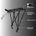 thumbnail image 4 of Mmeneyy Bicycle Carrier Rack Aluminum Alloy Bike Cargo Rack Luggage Carrier Rack, 4 of 7