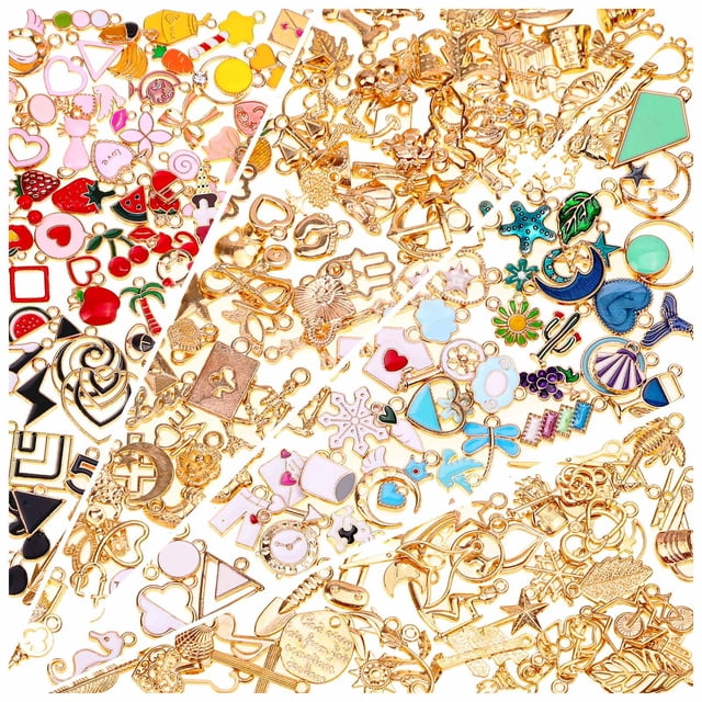 Colgantes Acejoz para hacer joyas, 200 unidades, colores surtidos