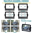 thumbnail image 5 of 7" AHD 1080P Wireless 1CH Backup Camera Kit For Truck Trailer, 5 of 5