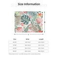 thumbnail image 4 of YFYANG Lightweight Warm Flannel Blanket, Colorful Vintage Floral Graffiti Throw Blanket for Bed, Sofa, Travel, Camping, 60"x50", 4 of 7
