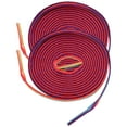 thumbnail image 1 of 2 Pairs Sneaker Shoelaces Polyester Shoe Straps Bright Rainbow Shoes Straps, 1 of 8