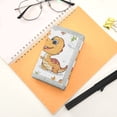 thumbnail image 7 of JIALIOU Nylon Trifold Card Wallet with ID Window Zipper Pocket for Men Women Teen Cute Dinosaur and Butterfly, 7 of 7