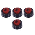 thumbnail image 1 of Esquirla 4 Pcs Electric Guitar Volume Knob Control Knobs Potentiometer Cap Knob A A, 1 of 8