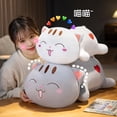 thumbnail image 4 of Juguetes de peluche de gato suave Kawaii para niños y niñas, almohada de gatito blando, muñecos de peluche, regalos de cumpleaños, 45-100CM, 4 of 5