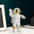thumbnail image 2 of Figuras de astronauta para niños, estatuas de astronautas, adornos, 9 figuras de mesa de acción, manualidades, regalo, 5, 8, decoración de astronautas para niños vivos Posición dorada, 2 of 8