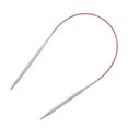 thumbnail image 3 of Uxcell Size US 6 Knitting Needles Circular Needle 16 inch Round Metal Stainless Steel Needle for Handmade Projects DIY Knitting, 3 of 6