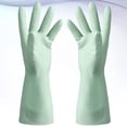 thumbnail image 1 of SWETRACE 1Par Guantes Para Lavado De Platos Y Jardinería Material Resistente Y Cómodo Verde, 1 of 8