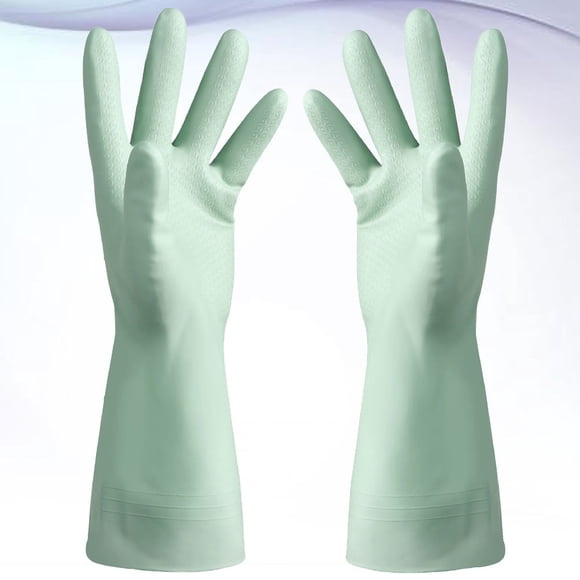 SWETRACE 1Par Guantes Para Lavado De Platos Y Jardinería Material Resistente Y Cómodo Verde