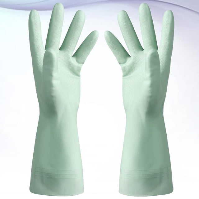 SWETRACE 1Par Guantes Para Lavado De Platos Y Jardinería Material Resistente Y Cómodo Verde