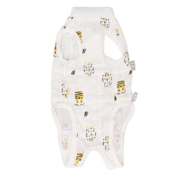 Cat Recovery Suit Cotton Breathable Recovery Suit Body Wrap for Cats and Dogs Little Animals Tiger M
