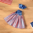 thumbnail image 4 of 2pcs 4th of July Patriotic Porch Outfits for 23 inch Statues, USA Themed Sculpture Clothes for Garden, Patio and Lawn Decor, Perfect for American 250th Anniversary and Holiday Celebrations, Blue, 4 of 8