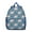 Blue-14, variant on Waves Nautical Student Backpack – Anchor Boat Sea Seaside Coastal Marine Ocean Lighthouse Anchors Map Beach Tropical Summer Compass Coral Fishing Design