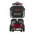 thumbnail image 6 of Metro Mobility Secure Folding 4-Wheel Mobility Scooter with Charger & Basket, Dark Red, 350 lb Limit, 6 of 10
