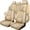 Beige, variant on Fit for MITSUBISHI ECLIPSE CROSS 2026 Seat Cover, Beige Car Seat Covers, PU Leather 5 Seats Full Set Waterproof Protect and Upgrade Seats, Airbag-Compatible
