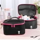thumbnail image 4 of Holiday Open Lid Cosmetic Bag Travel Large Capacity Cosmetic Bag Aesthetics Breathable Mesh Cosmetic Bag Ladies Cosmetic Bag, 4 of 6