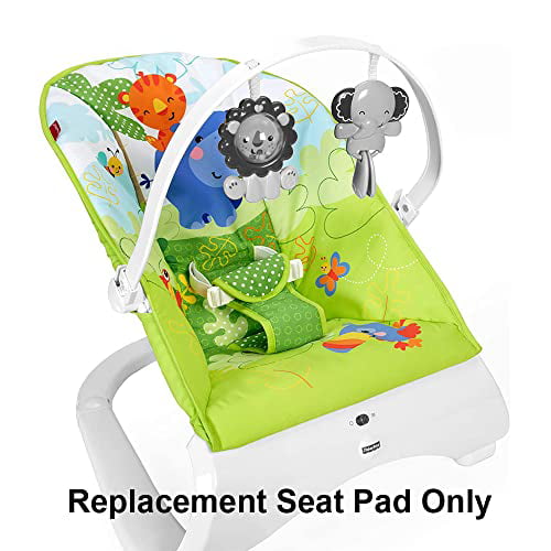 Replacement Part for Fisher-Price Rainforest Friends Curve Bouncer Baby Seat - CKR34 Replacement Seat Pad - Walmart.com