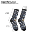 thumbnail image 2 of Honeii Space Cars Print Children's Colorful Socks,Unisex Kids and Toddlers' Cushioned Sock,Kids Athletic Crew Socks,for Everyday Wear and Sports, 2 of 5