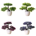 thumbnail image 3 of Gwong Decoración hogareña Árbol de plantas artificiales Bonsai Fake Potted Ornament Home Hotel Decoración de jardín Gwong 21006984, 3 of 6