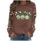 thumbnail image 3 of TaTaai St Patricks Day Sweatshirt Women Shamrock Long Sleeve Shirt Irish Festival Holiday Crewneck Causal Top Gift, 3 of 5