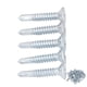 thumbnail image 4 of Tornillos autoperforantes de acero galvanizado, 50 piezas, 4,8 mm x 25 mm, cabeza plana, pernos de repuesto de alta resistencia, 4 of 8