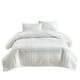 thumbnail image 2 of Juego de funda de cama acolchada lavada de doble cara, 3 piezas, funda de almohada de color liso, ropa de cama de poliéster de 20 x 26 pulgadas, 2 of 6