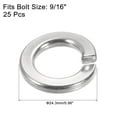 thumbnail image 2 of Unique Bargains 9/16-Inch 304 Stainless Steel Split Spring Lock Washer 25 Pack, 2 of 4