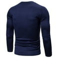 thumbnail image 4 of Qingpeng Men's Turtleneck Shirt Long Sleeve Pullover Shirt Basic Slim Fit Top, 4 of 4