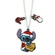 thumbnail image 1 of Collar de dibujos animados de Lilo & Stitch de Disney, colgante de insignia de Metal de puntada de Navidad, accesorios de joyería Kawaii, 1 pieza, 1 of 5