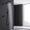 thumbnail image 2 of Thermostatic Three Functions Complete Shower System, 2 in One Overhead And Hand Shower with Rough-in Valve, 2 of 5